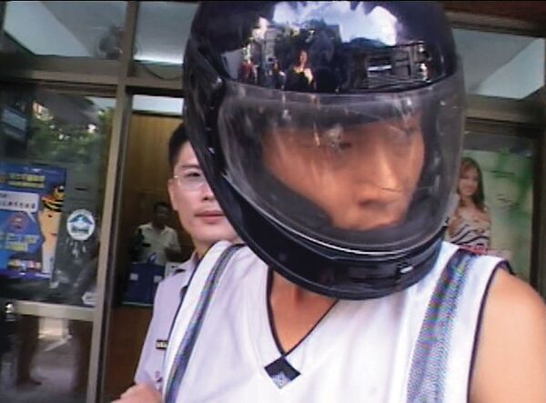 凶手楊忠平（圖）闖入女鄰居住處，將她勒斃。（東森新聞提供）