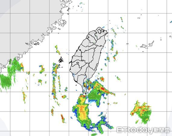 ▲▼楊柳颱風已經遠離台灣。（圖／取自氣象署網站）