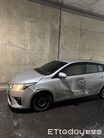 ▲國道3號北向358.2公里處發生三車事故，所幸無人受傷。（記者林東良翻攝，下同）