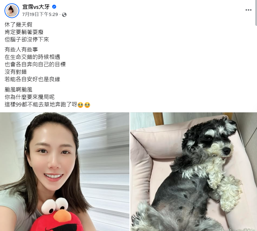 ▲▼大牙。（圖／翻攝自FACEBOOK／宜霈vs大牙）