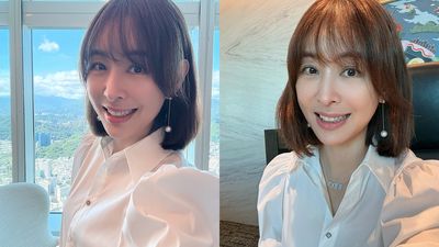 賈永婕一刀掰了招牌長髮! 「激短髮+空氣瀏海」亮相