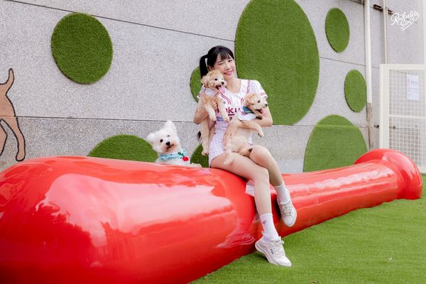 ▲ 全台首創！樂天桃猿打造「棒球場寵物樂園」8/16起正式開賣。（圖／樂天桃猿提供）