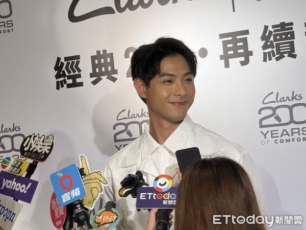 ▲連晨翔出席活動，講到劉品言滿臉都是笑容。（圖／記者黃庠棻攝）