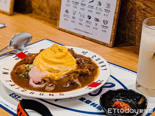 ▲▼foodpanda公開稱霸台中的「咖哩3冠王」（圖／foodpanda提供）