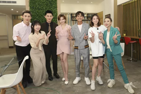 ▲阿翔、籃籃、楊繡惠、阿本驚喜客串《好運來》。（圖／民視提供）