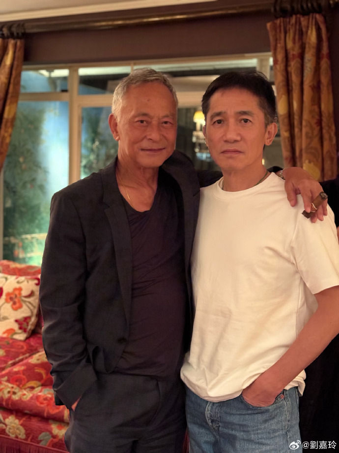 ▲▼周潤發近照。（圖／翻攝自微博／劉嘉玲）