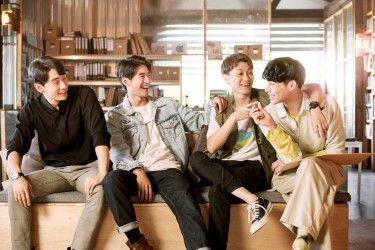 ▲《我和我的鋼四壁》由管麟(左起)、涂善存、邱宇辰、宋偉恩主演。（圖／中視提供）