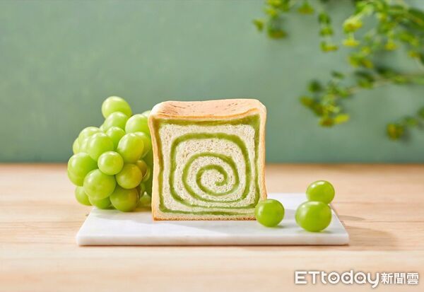▲銀座仁志川8月限定「麝香葡萄生吐司」。（圖／微風集團提供）