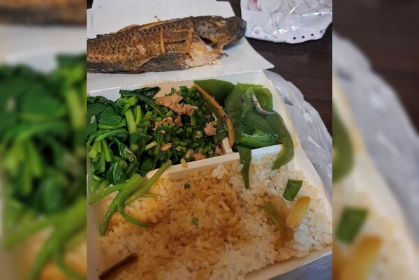 網友聲稱在高雄買到280元的便當。（圖／翻攝自Facebook／爆廢公社）