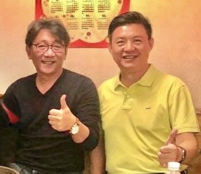 ▲民進黨前縣議員劉育豪(左)病世。（圖／許展維提供）