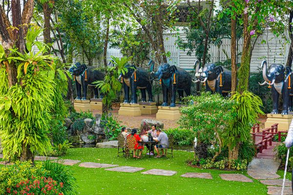 ▲▼曼谷三頭象神博物館Erawan Museum。（圖／部落客混血珊莎的奇幻旅程授權提供）