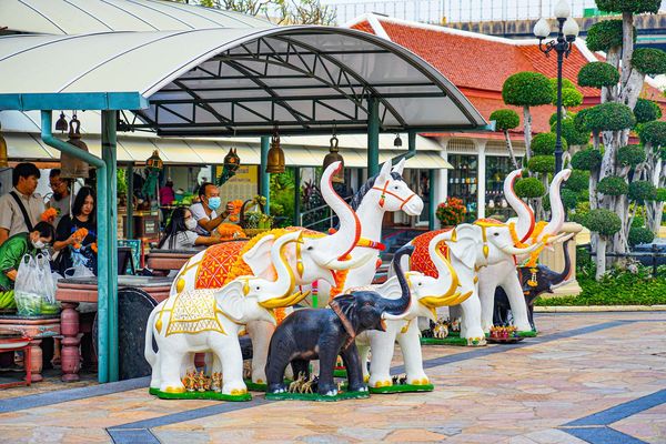 ▲▼曼谷三頭象神博物館Erawan Museum。（圖／部落客混血珊莎的奇幻旅程授權提供）
