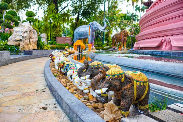 ▲▼曼谷三頭象神博物館Erawan Museum。（圖／部落客混血珊莎的奇幻旅程授權提供）