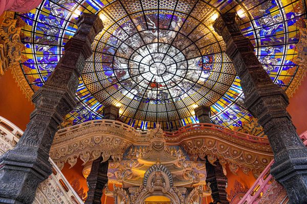 ▲▼曼谷三頭象神博物館Erawan Museum。（圖／部落客混血珊莎的奇幻旅程授權提供）