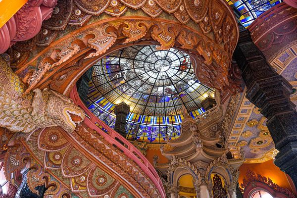 ▲▼曼谷三頭象神博物館Erawan Museum。（圖／部落客混血珊莎的奇幻旅程授權提供）