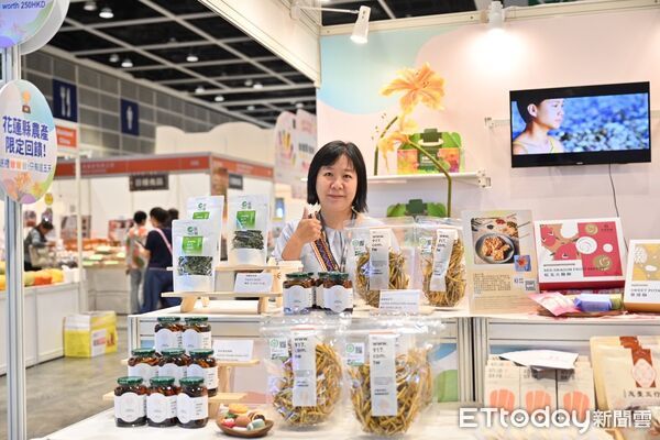 ▲▼花蓮六家在地優質農特產品業者進軍香港會議展覽中心展出多元產品。（圖／花蓮縣政府提供，下同）