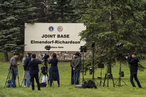 ▲▼ 美国阿拉斯加军事基地「爱尔门道夫与李查逊联合基地」（Joint Base Elmendorf-Richardson）。 （图/达志影像/美联社）