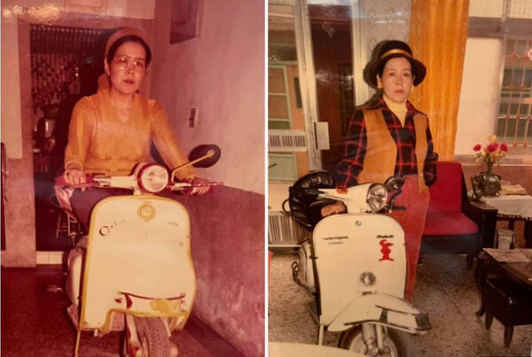 夢露老師愛漂亮的個性完全來自時髦的外婆與媽媽。（圖／夢露老師提供）