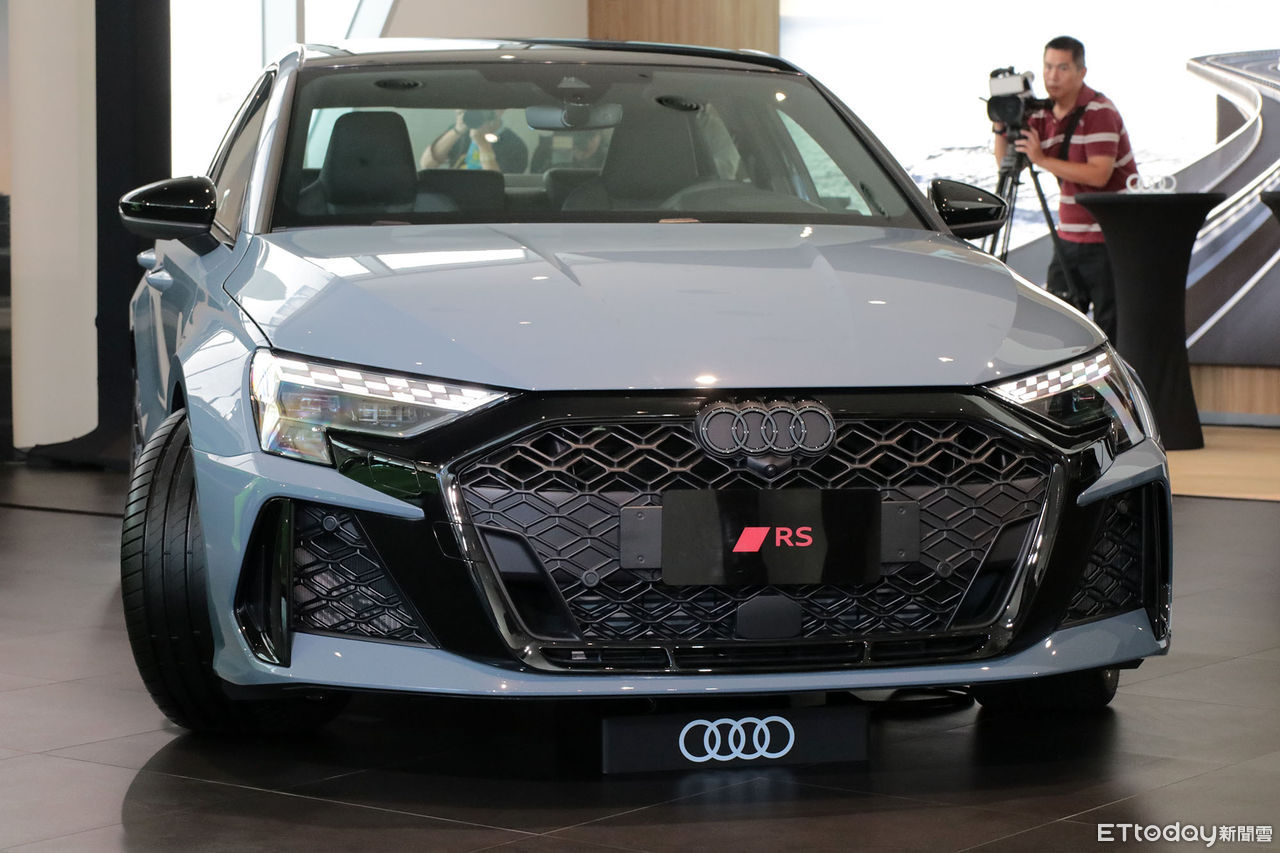 ▲350.3萬起！Audi「RS 3鋼砲＆房車」登台　經典5缸引擎榨400匹。（圖／記者張慶輝攝）