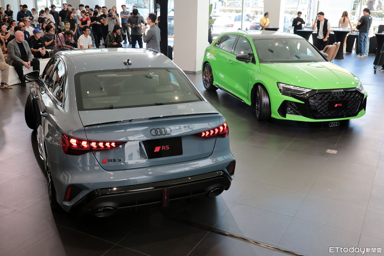 ▲350.3萬起！Audi「RS 3鋼砲＆房車」登台　經典5缸引擎榨400匹。（圖／記者張慶輝攝）