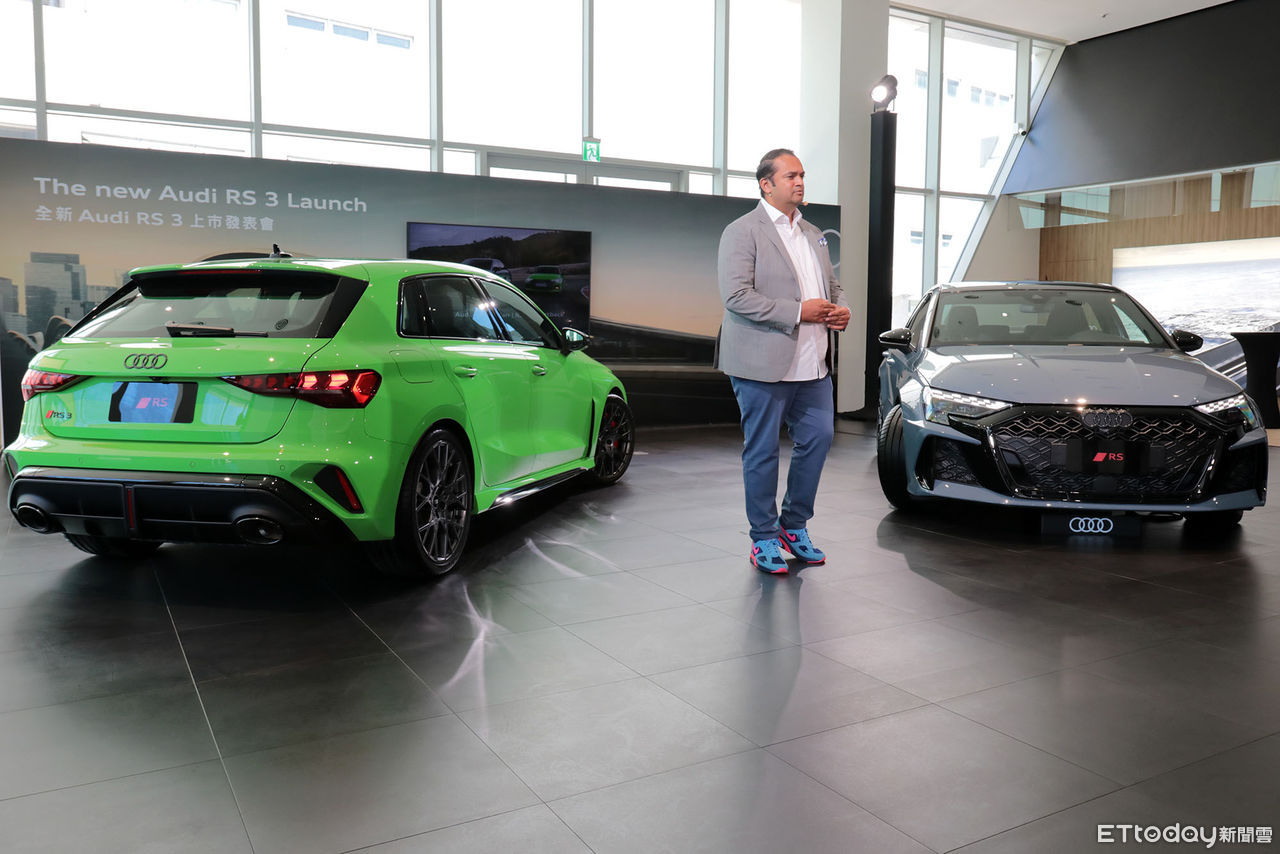 ▲350.3萬起！Audi「RS 3鋼砲＆房車」登台　經典5缸引擎榨400匹。（圖／記者張慶輝攝）
