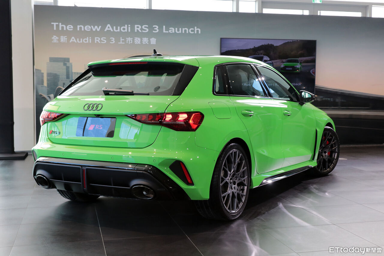 ▲350.3萬起！Audi「RS 3鋼砲＆房車」登台　經典5缸引擎榨400匹。（圖／記者張慶輝攝）