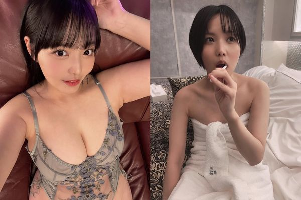 ▲ AV女優戀渕桃菜(左)、優柴崎春(右)現身活動 。（圖／攝自戀渕桃菜、優柴崎春IG）