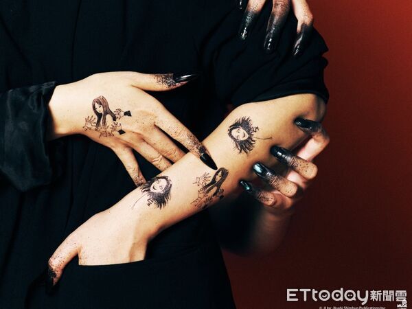 ▲▼鶴茶樓今年再度找來「伊藤潤二」推出聯名活動。（圖／鶴茶樓提供）