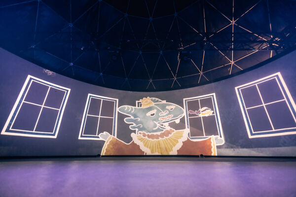 ▲▼台灣10公尺「移動故事屋」降臨日本「We TAIWAN台灣文化in大阪．關西世博」。（圖／文化部）