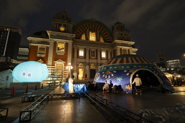 ▲▼台灣10公尺「移動故事屋」降臨日本「We TAIWAN台灣文化in大阪．關西世博」。（圖／文化部）