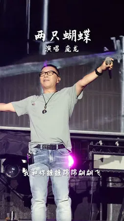 ▲龐龍靠著〈兩隻蝴蝶〉走紅。（圖／翻攝自抖音）