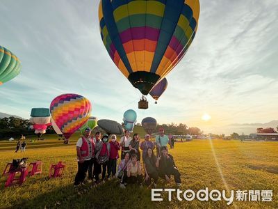 透過聲音、氣味感受　視障民眾首登鹿野高台體驗熱氣球