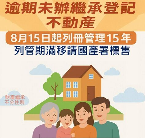 ▲彰化地政處呼籲遺產快登記。（圖／彰化縣政府提供）