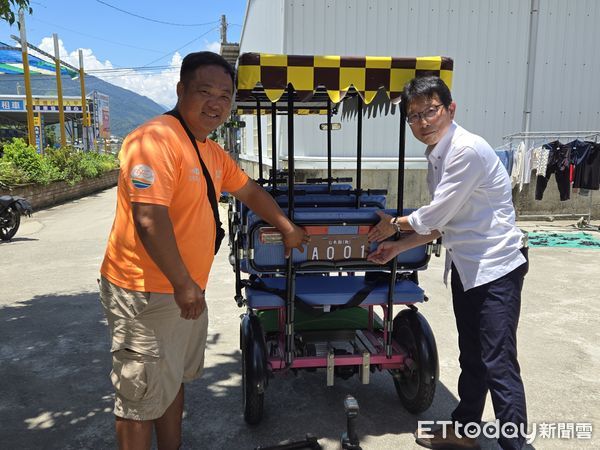 ▲台東營業慢車驗車掛牌上路。（圖／記者楊晨東翻攝）
