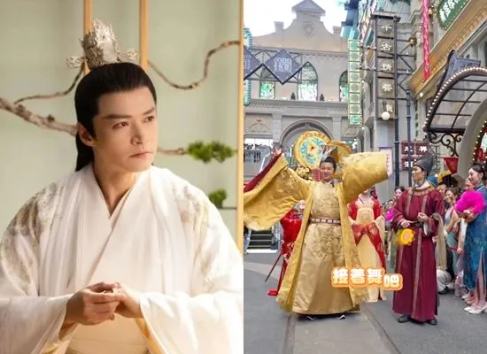 ▲鄭國霖在遊樂園打工。（圖／翻攝自微博）