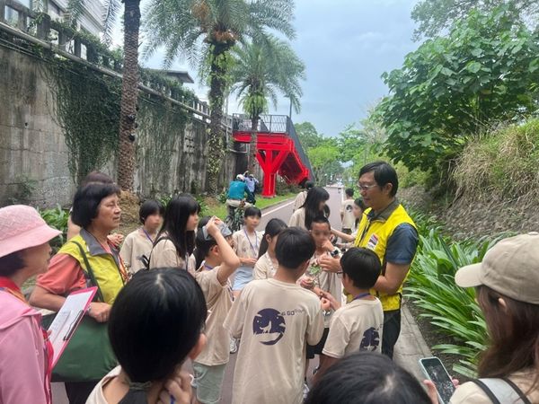▲台北市三民國小參加園區環境教育講習活動，講師於「港口水之道」課。（圖／花蓮港務分公司）