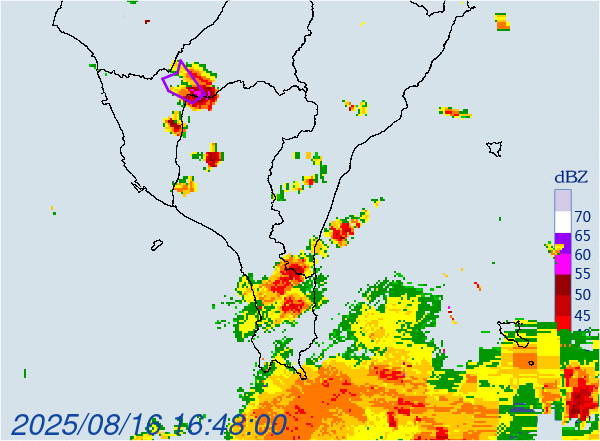 ▲▼大雷雨即時訊息 。（圖／氣象署提供）