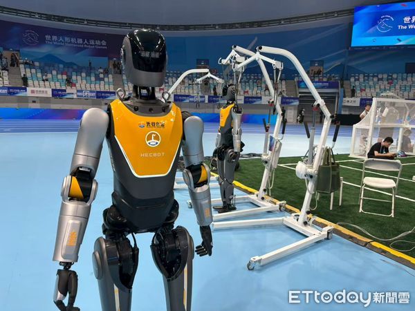 ▲▼2025世界人形機器人運動會，秦俑魂。（圖／記者陳冠宇攝）
