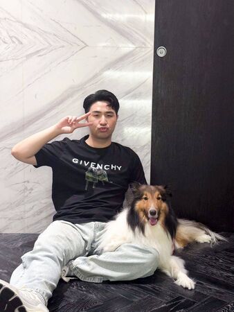 ▲鹿希派也是愛狗人士。（圖／浪愛集食提供）