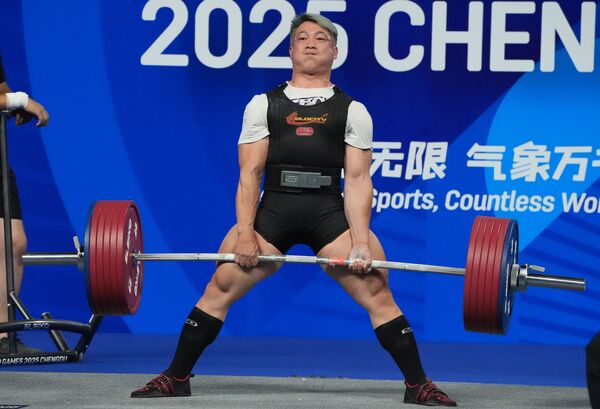 ▲世運會中華隊健力再傳捷報，江凱傑裝備中量級勇奪金牌。（圖／中華奧會提供） 