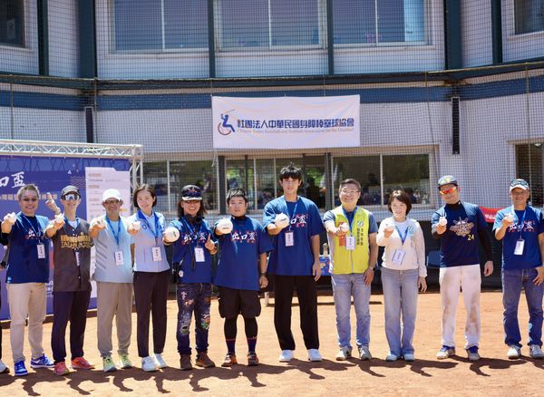 ▲▼陳文杰出席出口盃。（圖／中華民國身障棒壘球協會提供）