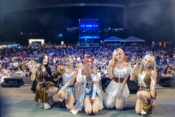 ▲女團ELL&amp;s音樂節獻唱。（圖／KJM娛樂提供）