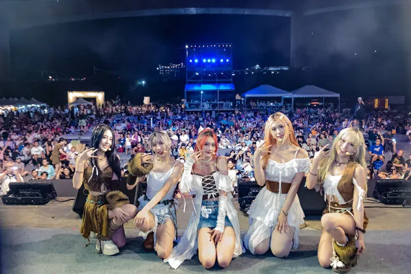 ▲女團ELL&amp;s音樂節獻唱。（圖／KJM娛樂提供）