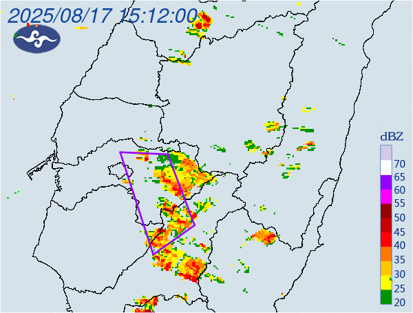 ▲▼大雷雨災防告警。（圖／氣象署）