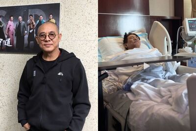 李連杰突曬病床照嚇壞粉絲　「2年前確診甲亢」親揭住院原因