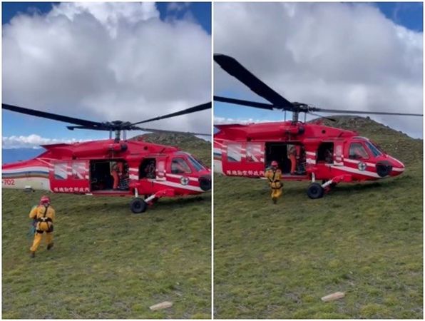 南投縣信義鄉可樂可樂安山16日發生山難，8歲男童報案獲救，不過阿公與其女山友卻身亡。（圖：取自消防署特種搜救隊 NFA Special Search & Rescue Team）