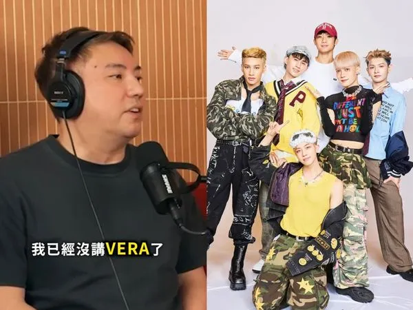 ▲▼詹仁雄提到旗下男團被消音，內容遭質疑。（圖／翻攝自Threads、VERA IG）