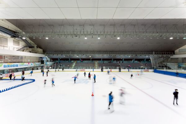 ▲臺北小巨蛋冰上樂園。（圖／北捷提供）