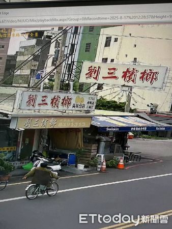 ▲▼     彰化一名男子，今（17）日不明原因手持刀具，騎腳踏車沿路破壞機車後照鏡        。（圖／記者唐詠絮翻攝）