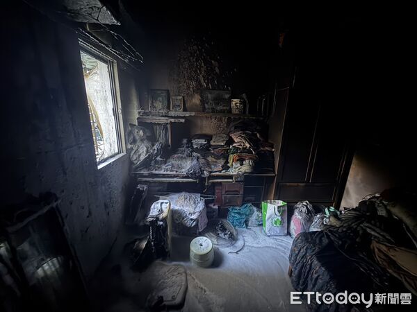 ▲▼基隆市17日下午發生民宅火警。（圖／記者郭世賢翻攝)